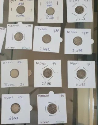 Lotto Monete Argento Paesi Bassi