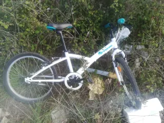 Bicicleta Btwin Blanca como nueva