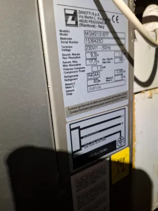 Equipo frío Zanotti conservación