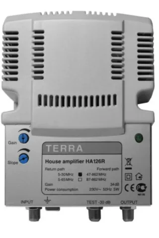 Amplificador Interior TERRA HA126R 2 Salidas