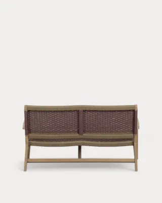 Banco y mesa de exterior | Mimbre y Madera