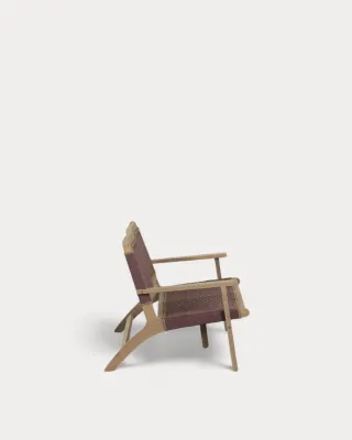 Banco y mesa de exterior | Mimbre y Madera