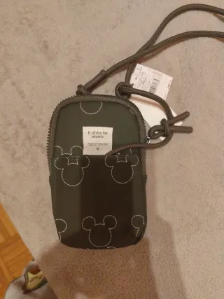 Bolso móvil Disney verde militar