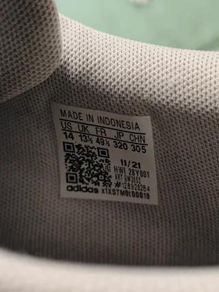 Adidas Piel Blancas Logo Verde