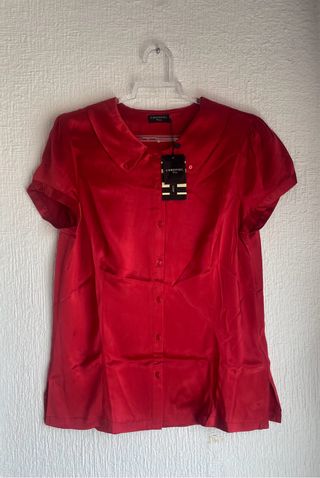 Blusa Cortefiel Roja Talla 44