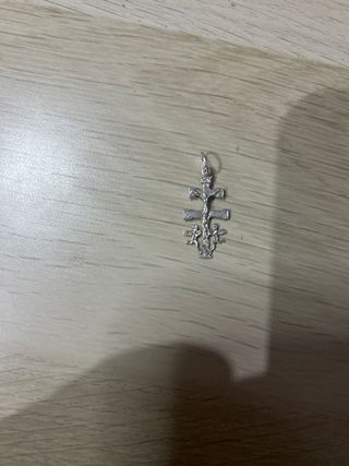 Colgante Cruz de Caravaca Plata