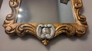 Espejo Antiguo Cornucopia Años 50