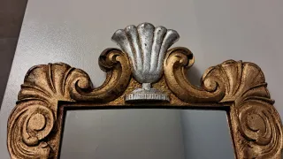 Espejo Antiguo Cornucopia Años 50