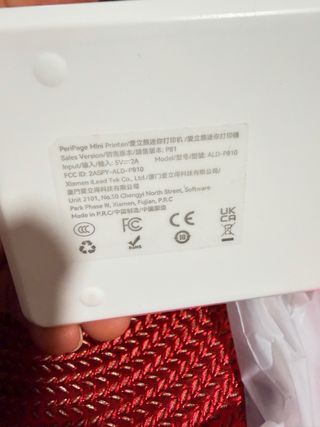 Impresora Portátil Peripage P81 Gris/Blanca