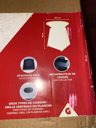 Barbacoa, Brasero,Plancha Parrilla Metal