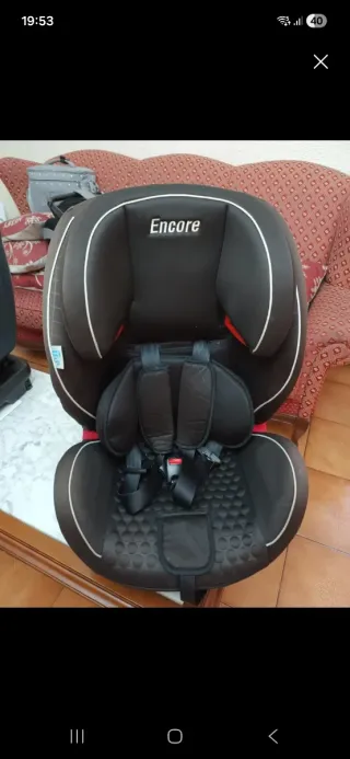 Silla de coche Encore negra