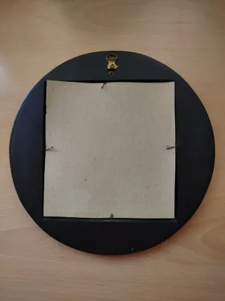 Espejo de madera sol y luna