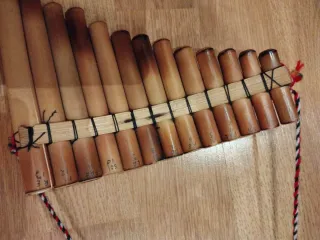 Flauta Andina Bambú Natural