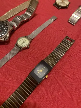 Lotto orologi donna/uomo marrone/oro/nero