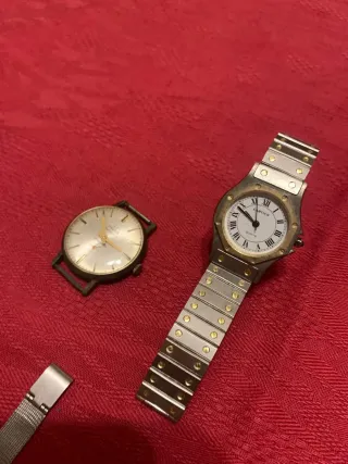Lotto orologi donna/uomo marrone/oro/nero