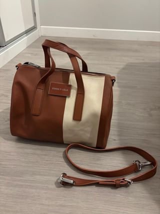 Bolso Bimba y Lola Marrón y Beige