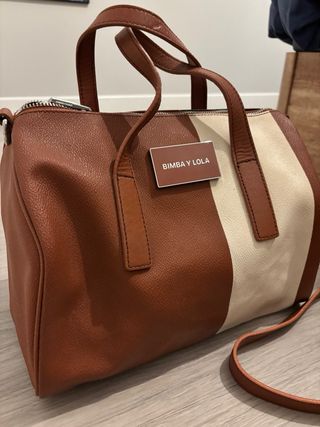 Bolso Bimba y Lola Marrón y Beige