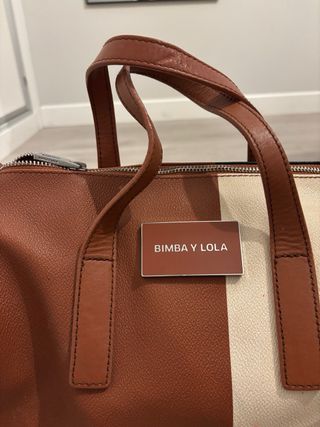Bolso Bimba y Lola Marrón y Beige