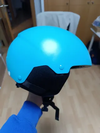 Casco de esquí Wedze azul y rosa para niños