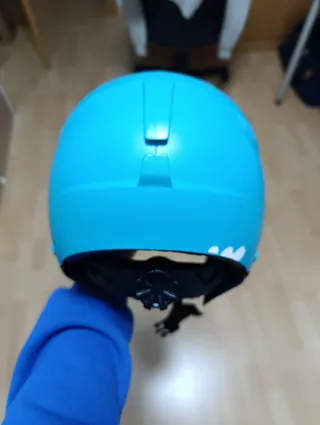 Casco de esquí Wedze azul y rosa para niños