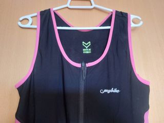 Mono Ciclismo Mujer Negro/Rosa Talla XL