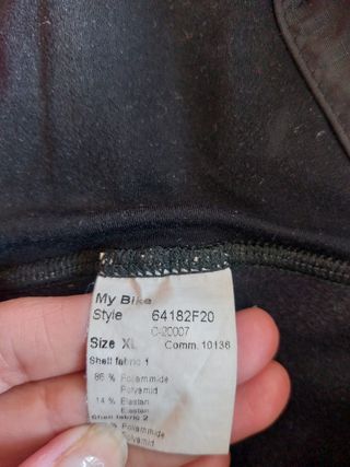 Mono Ciclismo Mujer Negro/Rosa Talla XL