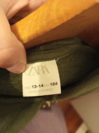 Sudadera zara Always Cute Verde Oliva