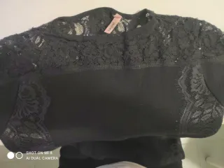 Vestido Sweeë Paris Negro Encaje