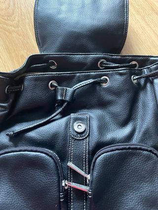 Mochila cuero mujer ajustable