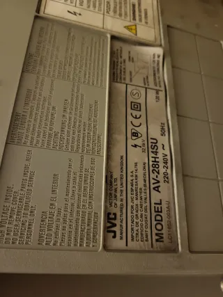 Televisor Tubo JVC Gris