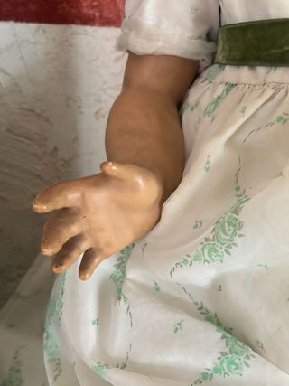 Muñeca Antigua Carton Piedra 85cm