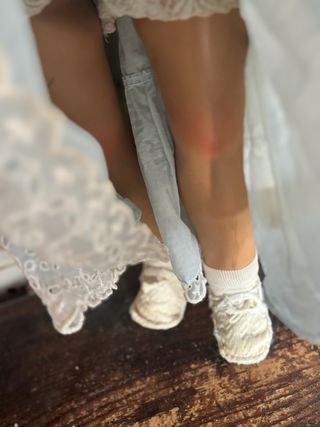 Muñeca Antigua Carton Piedra 85cm