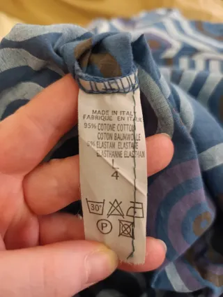 Camisa vintage estampada