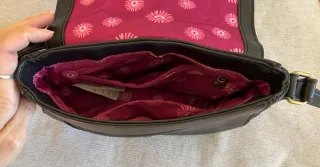 Bolso Desigual Negro Flores Bordadas