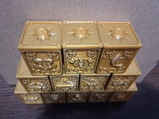 Cajas Armadura Caballeros del Zodiaco