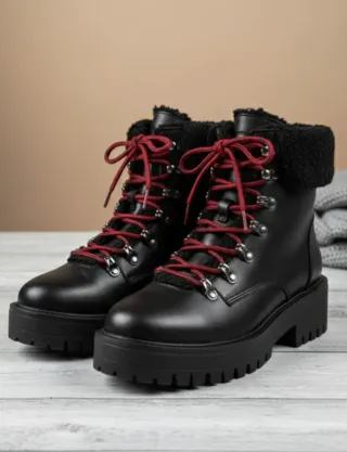 Botines Emmshu Talla 38 Negro