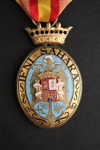 Medalla española Ifni Sahara Combatiente 1958