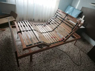 Cama articulada KRONOS madera y metal