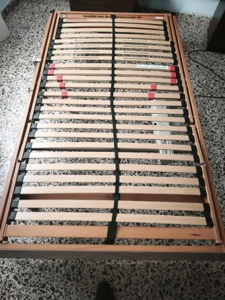 Cama articulada KRONOS madera y metal