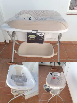 Bañera cambiador . Marca neonato.