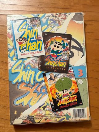 Pack 3 Películas Shin Chan DVD - Luk Internacional