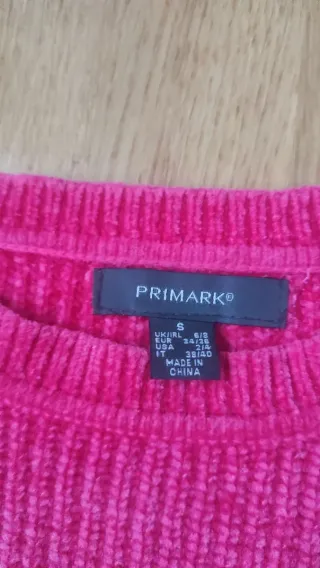 Jersey Primark rosa talla S