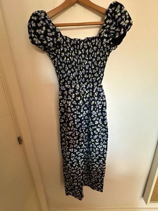 Vestido floral midi Zara