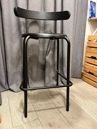 Taburete Alto Ikea Yngvar Negro