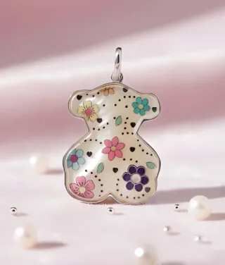 Colgante Tous Nácar Flores