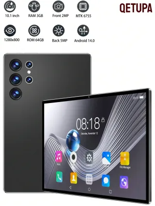 Qetupa Tablet 10.1 3GB RAM 64GB ROM Android 14