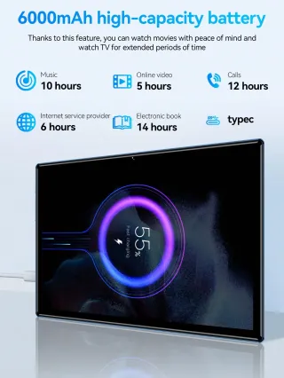 Qetupa Tablet 10.1 3GB RAM 64GB ROM Android 14