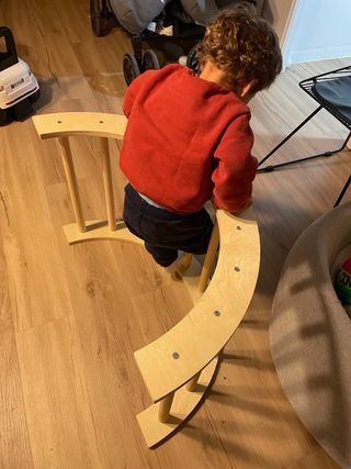 Juguete madera trepador infantil