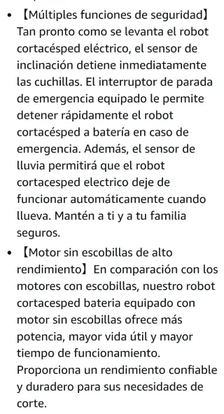 Robot Cortacesped V100 Eléctrico
