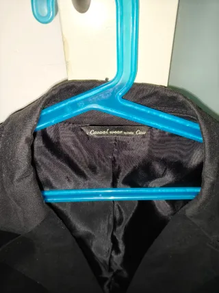 Chaqueta de vestir traje hombre negra